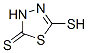 1,3,4-Thiadiazole-2(3h)-thione, 5-mercapto- Structure,132120-64-0Structure