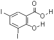 3,5-Diiodosalicylic acid Structure,133-91-5Structure