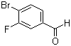 4-Bromo-3-fluorobenzaldehyde Structure,133059-43-5Structure