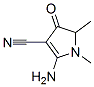 1H-pyrrole-3-carbonitrile, 2-amino-4,5-dihydro-1,5-dimethyl-4-oxo- Structure,134518-56-2Structure