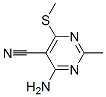 4-Amino-5-cyano-2-methyl-6-(methylthio)pyrimidine Structure,135158-59-7Structure