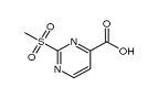 2-(Methylsulfonyl)pyrimidine-4-carboxylic acid Structure,1370411-46-3Structure