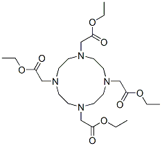 1,4,7,10-Tetrakis(ethoxycarbonylmethyl)-1,4,7,10-tetraazacyclododecane Structure,137076-50-7Structure