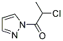 1H-pyrazole, 1-(2-chloro-1-oxopropyl)-(9ci) Structure,137715-44-7Structure