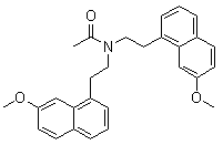 Acetamide, n,n-bis[2-(7-methoxy-1-naphthalenyl)ethyl]- Structure,1385018-58-5Structure