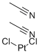 Cis-bis(acetonitrile)dichloroplatinum(ii) Structure,13869-38-0Structure