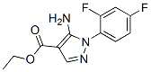 5-Amino-1-(2,4-difluorophenyl)-1H-pyrazole-4-carboxylic acid ethyl ester Structure,138907-72-9Structure