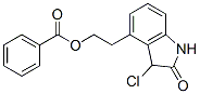 4-[2-(Benzoyloxy)ethyl]-3-chloro-1,3-dihydro-2h-indol-2-one Structure,139122-17-1Structure