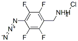 4-Azido-2,3,5,6-tetrafluorobenzyl amine hydrochloride Structure,139428-47-0Structure