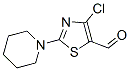 4-Chloro-2-(1-piperidino)-5-thiazolecarboxaldehyde Structure,139670-00-1Structure