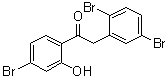 1-(4-Bromo-2-hydroxyphenyl)-2-(2,5-dibromophenyl)ethanone Structure,1403991-85-4Structure