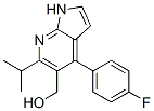 1H-Pyrrolo[2,3-b]pyridine-5-methanol, 4-(4-fluorophenyl)-6-(1-methylethyl)- Structure,140640-92-2Structure