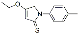 2H-pyrrole-2-thione, 4-ethoxy-1,5-dihydro-1-(4-methylphenyl)- Structure,141694-15-7Structure