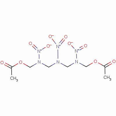 8-Oxa-2,4,6-triazadecan-1-ol,2,4,6-trinitro-9-oxo-, 1-acetate Structure,14173-62-7Structure