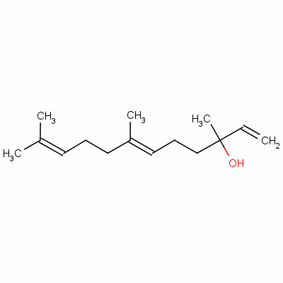 1,6,10-Dodecatrien-3-ol, 3,7,11-trimethyl-, [s-(z)]- Structure,142-50-7Structure