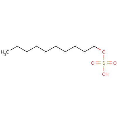 Decyl hydrogen sulphate Structure,142-98-3Structure