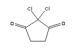 1,3-Cyclopentanedione, 2,2-dichloro- Structure,14203-21-5Structure