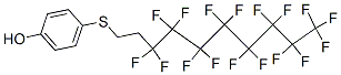 4-(1H,1H,2H,2H-perfluordecylthio)-phenol Structure,142623-70-9Structure