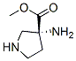 3-Pyrrolidinecarboxylicacid,3-amino-,methylester,(r)-(9ci) Structure,145090-27-3Structure