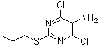 4,6-二氯-2-丙基硫代嘧啶-5-胺結構式_145783-15-9結構式