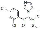 2-Propen-1-one, 1-(2,4-dichlorophenyl)-2-(1h-imidazol-1-yl)-3,3-bis(methylthio)- Structure,145935-20-2Structure