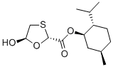 (2R,5R)-5-Hydroxy-1,3-oxathiolane-2-carboxylic acid (1R,2S,5R)-5-methyl-2-(1-methylethyl)cyclohexyl ester Structure,147126-62-3Structure