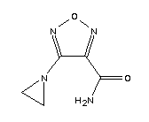 1,2,5-Oxadiazole-3-carboxamide,4-(1-aziridinyl)-(9ci) Structure,147194-49-8Structure