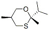 1,3-Oxathiane,2,5-dimethyl-2-(1-methylethyl)-,trans-(9ci) Structure,147354-46-9Structure