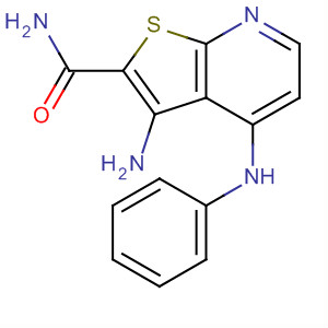 3-Amino-4-phenylaminothieno[2,3-b]pyridine-2-carboxylic acid amide Structure,147992-83-4Structure