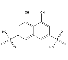 1,8-Dihydroxynaphthylene-3,6-disulfonic acid Structure,148-25-4Structure