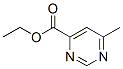 4-Pyrimidinecarboxylicacid,6-methyl-,ethylester(9ci) Structure,148149-29-5Structure