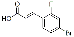 4-Bromo-2-fluorocinnamic acid Structure,149947-19-3Structure