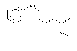 Ethyl indole-3-acrylate Structure,15181-86-9Structure