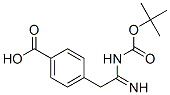 4-(2-Tert-butoxycarbonylamino-2-imino-ethyl)-benzoic acid Structure,153074-92-1Structure