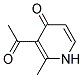 4(1H)-pyridinone, 3-acetyl-2-methyl-(9ci) Structure,153705-18-1Structure