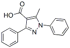 5-Methyl-1,3-diphenyl-1H-pyrazole-4-carboxylic acid Structure,15409-48-0Structure