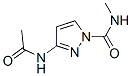 1H-pyrazole-1-carboxamide, 3-(acetylamino)-n-methyl- Structure,154366-45-7Structure