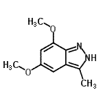 5,7-dimethoxy-3-methylindazole Structure,154876-15-0Structure