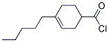 3-Cyclohexene-1-carbonyl chloride, 4-pentyl-(9ci) Structure,155468-70-5Structure