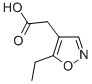 4-Isoxazoleaceticacid,5-ethyl-(9ci) Structure,155602-47-4Structure