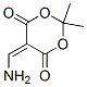 5-(Aminomethylene)-2,2-dimethyl-1,3-dioxane-4,6-dione Structure,15568-88-4Structure