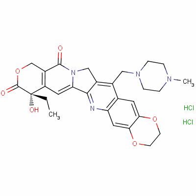 Lurtotecan dihydrochloride Structure,155773-58-3Structure