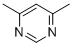 4,6-Dimethylpyrimidine Structure,1558-17-4Structure