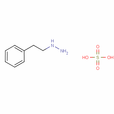 Phenelzine sulfate salt Structure,156-51-4Structure