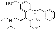 Benzenemethanol, 3-[(1r)-3-[bis(1-methylethyl)amino]-1-phenylpropyl]-4-(phenylmethoxy)- Structure,156755-37-2Structure