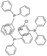 Chlorotris(triphenylphosphine)copper(i)& Structure,15709-76-9Structure