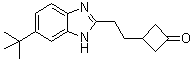 3-(2-(6-(Tert-butyl)-1h-benzo[d]imidazol-2-yl)ethyl)cyclobutanone Structure,1571060-90-6Structure