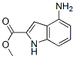 1H-indole-2-carboxylicacid,4-amino-,methylester(9ci) Structure,157649-54-2Structure