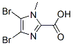 4,5-Dibromo-1-methylimidazole-2-carboxylic acid Structure,158585-80-9Structure