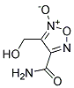 1,2,5-Oxadiazole-3-carboxamide, 4-(hydroxymethyl)-, 5-oxide (9ci) Structure,158590-74-0Structure